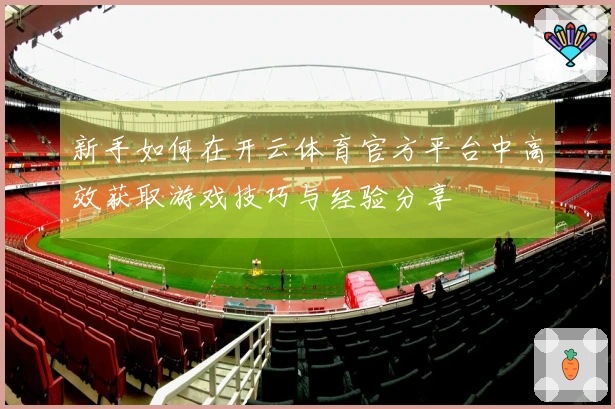 新手如何在开云体育官方平台中高效获取游戏技巧与经验分享
